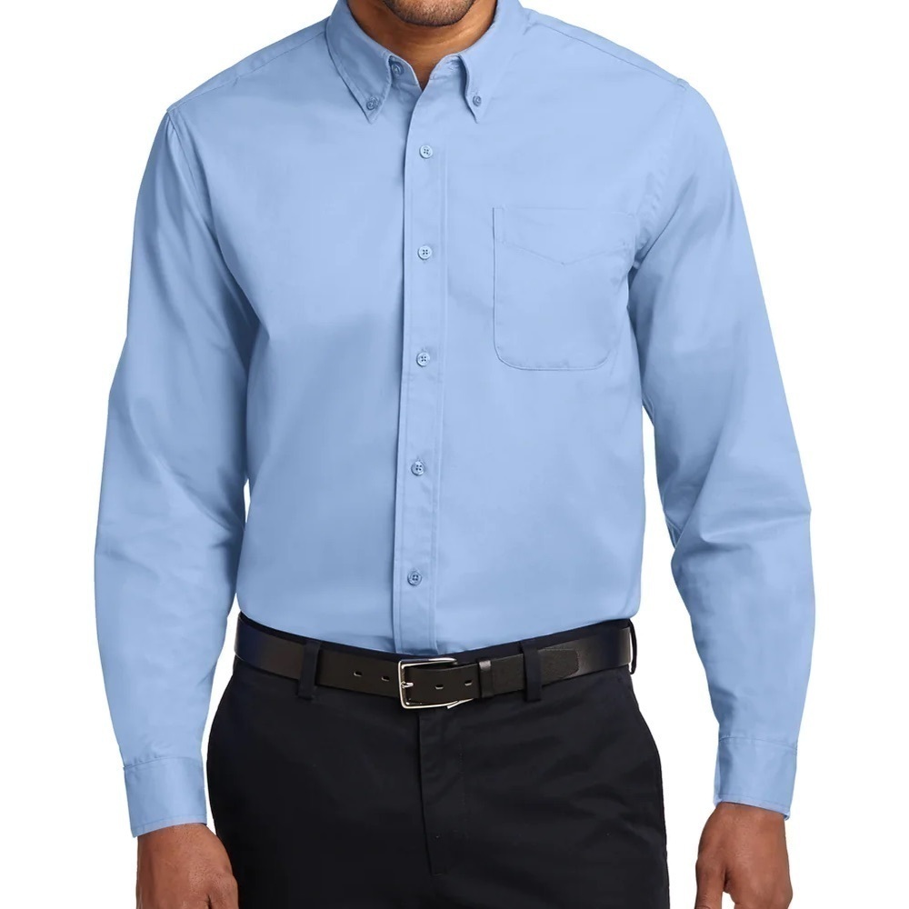 STAFFORD BLUE BUTTON DOWN OXFORD